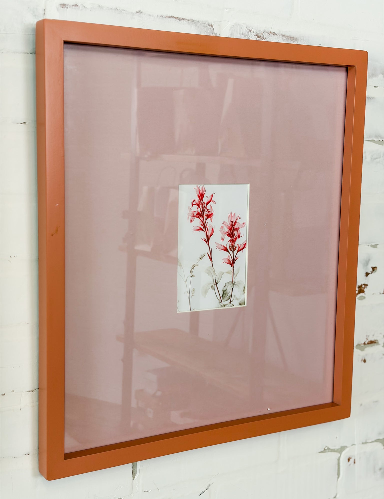 Wood Framed Glass Matte Photo Frame
