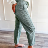 Low Rise Barrel Jeans