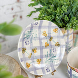 Hand-Painted Stoneware Plate