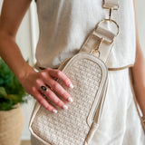 Waverly Woven Sling Bag