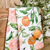 A Peony For Your Thoughts Tea Towel