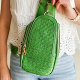 Waverly Woven Sling Bag