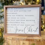 Jesus Christ Whitewash | 10x8