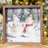 Snowman Pair | 8x8