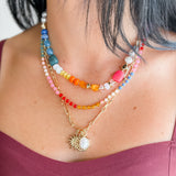 Sunburst Layered Necklace