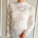 Lace Long Sleeve Top