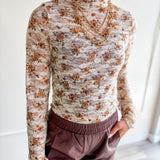 Lace Long Sleeve Top