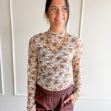 Lace Long Sleeve Top