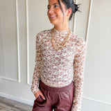 Lace Long Sleeve Top