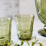 Glass Embossed Juice Glass