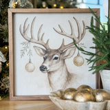 Holiday Deer | 12x12