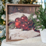 Ornaments Red On Display | 12x12