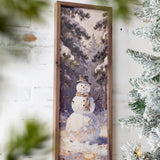 Snowman In The Woods | 8x24