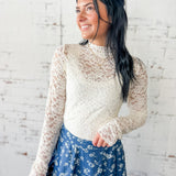 Lace Long Sleeve Top