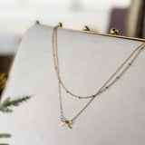 Dainty Bow Layered Necklace