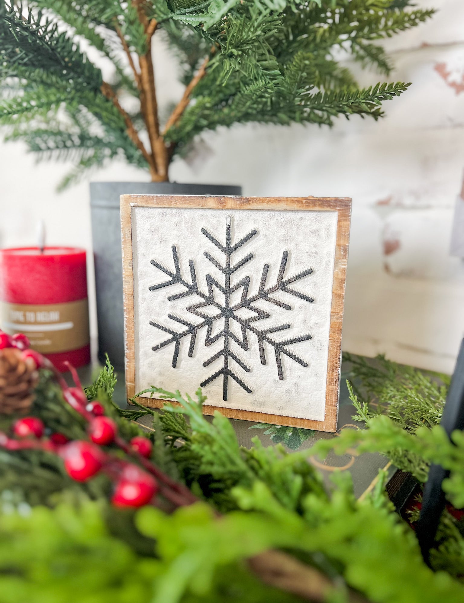Holiday Wood Block
