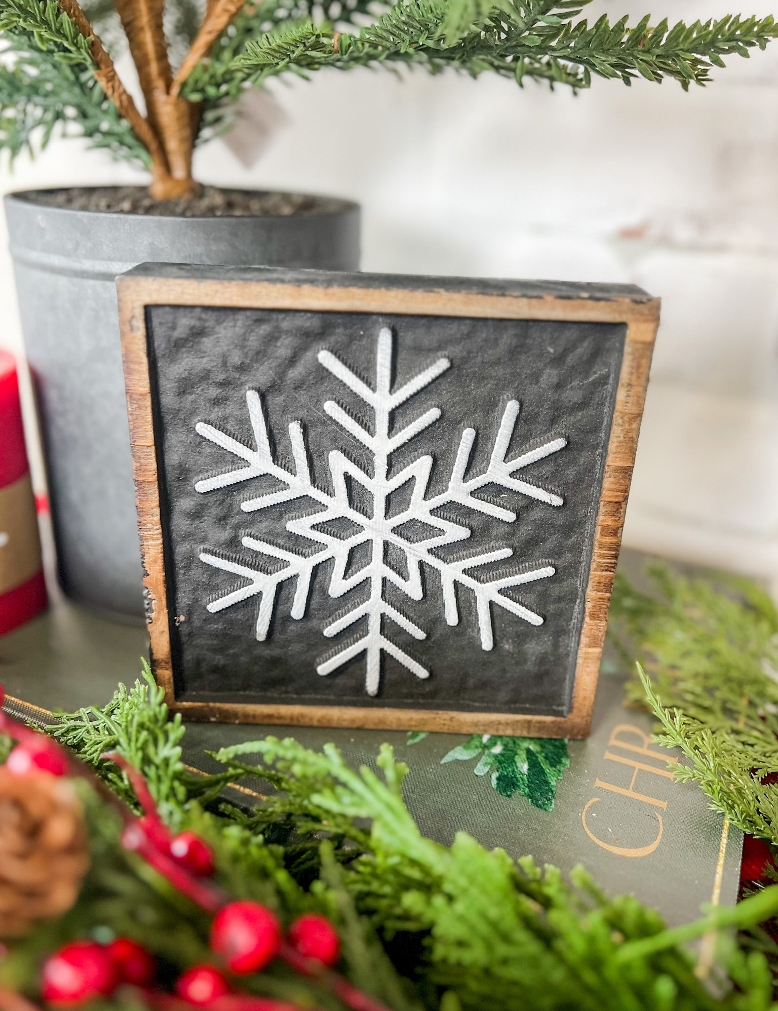 Holiday Wood Block