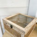 Wood Glass Box