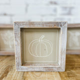 Pumpkin Reversible Sign