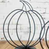 Large Metal Pumpkin