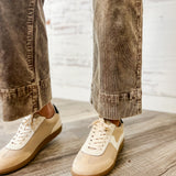 High Rise Crop Corduroy