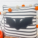 Canvas Bat Pillow