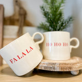 12 oz Stoneware Holiday Mug