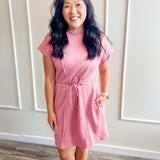 Scallop Hem Luxe Knit Dress