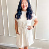 Scallop Hem Luxe Knit Dress