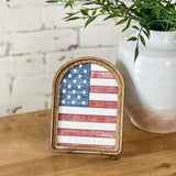 Arch Top American Flag