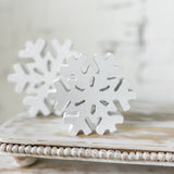 4" Glitter Snowflake Cutout