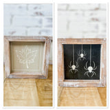 Spider/Leaf Reversible Sign