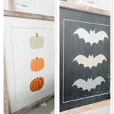 Bat/Pumpkin Sign