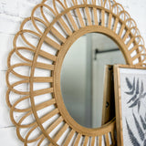 Bamboo Wall Mirror