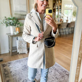 Mom-Mode Fleece Coat
