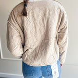 Oat Milk Quilted Jacket