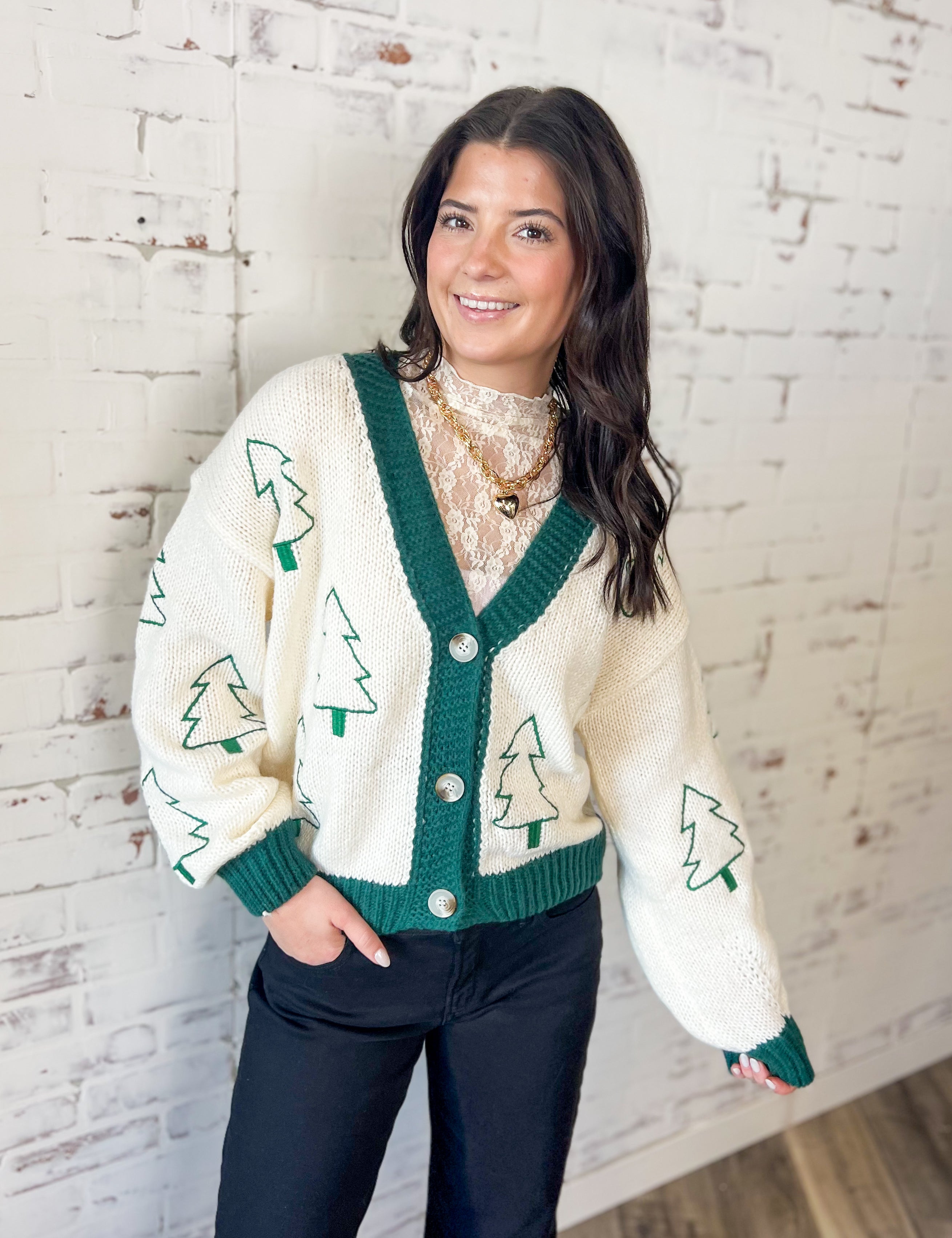 Holiday Tree Trim Cardigan