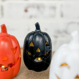 Orange and White Jack O Lanterns