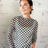 Round The Track Mesh Top