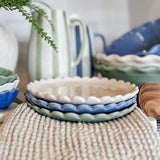 8" Scalloped Plate