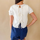 Back Tie Blouse
