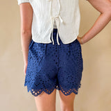 Seaside Stroll Eyelet Shorts