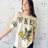 Iowa South Split Oversized Tee