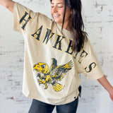 Iowa South Split Oversized Tee