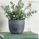 10.25" Wild Flowers In Cement Pot