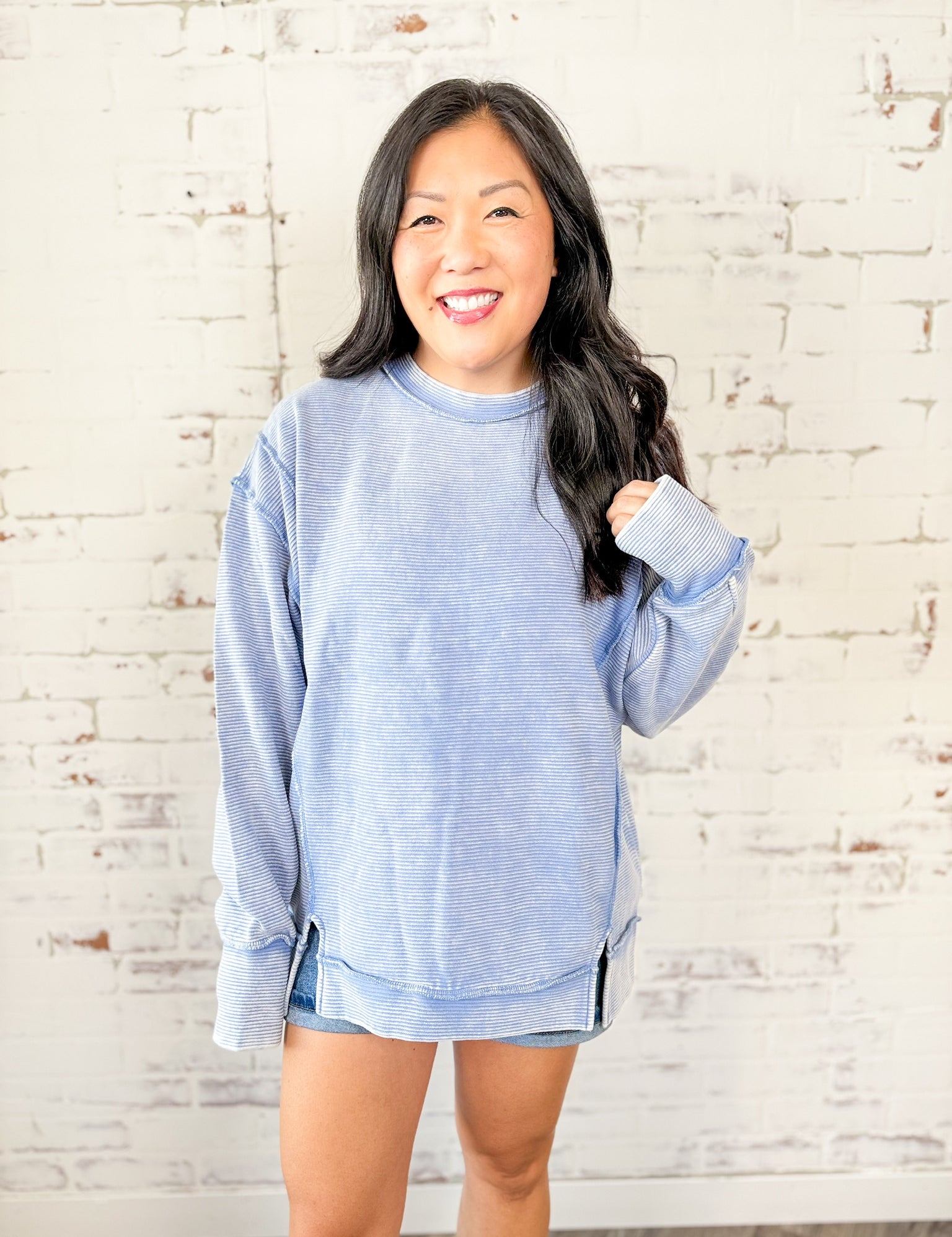 Acid Wash Pullover