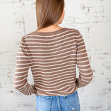 Mocha Stripe Sweater