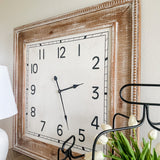 Beaded Wooden Clock