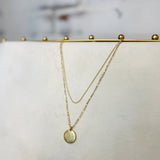 Gold Coin Pendant Necklace