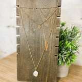 Pearl Layered Chain Necklace